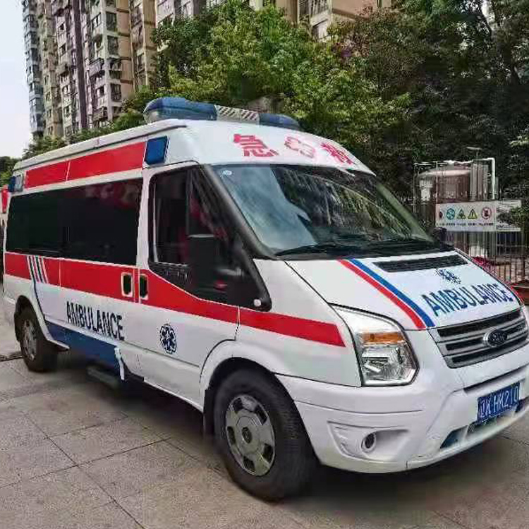 顺平长途救护车护送病人返乡